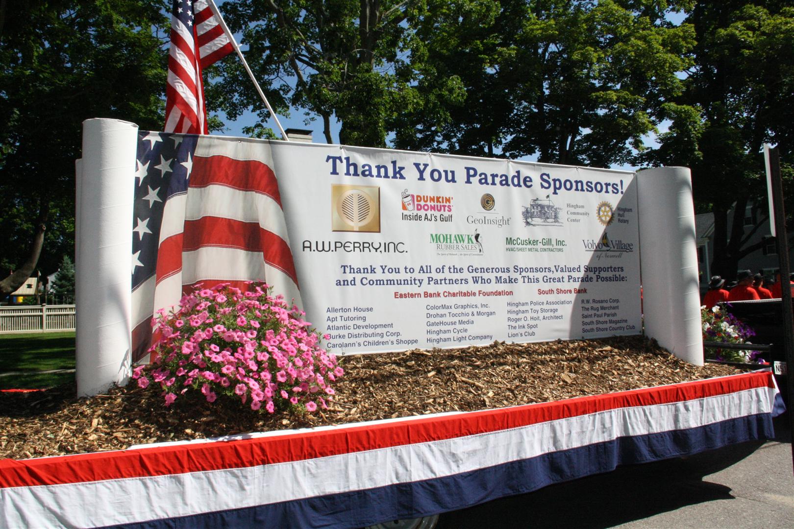 Parade Sponsor Banner